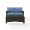 Kiawah 2pc Wicker Patio Seating Set - Blue - Crosley -VIDAXL Sale Store GUEST 3db3770f 1a17 45ee ae91 11a888c3c1e2