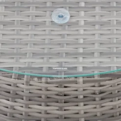 Parksville Round Patio Coffee Table - Gray - CorLiving -VIDAXL Sale Store GUEST 4134982b e7ec 4e0f a821 7f4173d14eba