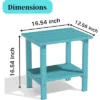 BI&SEA Outdoor Side Table,2-Tier Storage Patio Side Table,Weather Resistant Patio End Table For Backyard & Pool,Durable Small Outdoor Table 13 BI&SEA Outdoor Side Table,2-Tier Storage Patio Side Table,Weather Resistant Patio End Table For Backyard & Pool,Durable Small Outdoor Table -VIDAXL Sale Store GUEST 4745a9c1 2758 4523 ad8d 157a0a575794