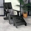Italica 2pc Modern Adirondack Chair And Folding Ottoman - Highwood -VIDAXL Sale Store GUEST 488e7642 a0e1 4848 9c45 e48b825efd15