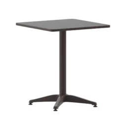 Flash Furniture Mellie 23.5'' Square Aluminum Indoor-Outdoor Table With Base 21 Flash Furniture Mellie 23.5'' Square Aluminum Indoor-Outdoor Table With Base -VIDAXL Sale Store GUEST 49907972 5928 4b72 b658 da0d56d838d7
