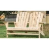 Wood Adirondack Love Seat - Patio Festival -VIDAXL Sale Store GUEST 4c3c96b6 95c0 4ee3 bd43 d70fda5f17d2