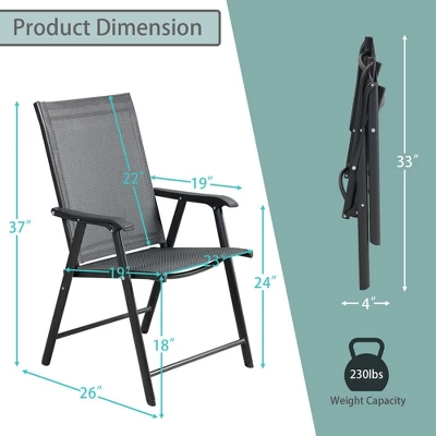 Aoodor Folding Patio Chairs For Indoor And Outdoor 4 Sets 1 Aoodor Folding Patio Chairs For Indoor And Outdoor 4 Sets