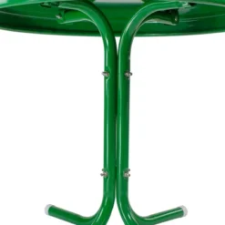 Northlight 22" Outdoor Retro Round Tulip Metal Side Table, Green -VIDAXL Sale Store GUEST 4d3e1dd1 9e8b 4b3a 8e2c 988847ece2ff
