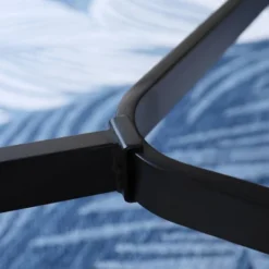 Captiva Designs 9pc Outdoor Dining Rectangle Steel Table And Thick Cushion Swivel Wicker Chairs -VIDAXL Sale Store GUEST 4db4b184 aced 4e95 80be 8e4cf7fd8b5d