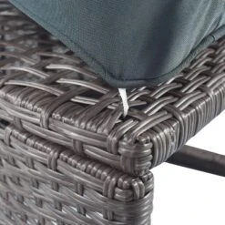 2pc Outdoor Wicker Conversation Sectional Set With Cushions & Half-Moon Side Table For Umbrella - Gray - GODEER 29 2pc Outdoor Wicker Conversation Sectional Set With Cushions & Half-Moon Side Table For Umbrella - Gray - GODEER -VIDAXL Sale Store GUEST 4e5ac024 6c92 48b0 b8ea 0f9e3350c0c2