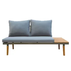 Stellar 4pc Outdoor Aluminum Sectional Set With Tables & Cushions - DUKAP -VIDAXL Sale Store GUEST 4f634d19 8ace 4798 8859 b05ba171addb