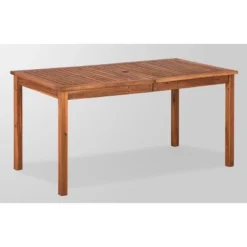 3pc Acacia Wood X Design Outdoor Patio Dining Set - Brown - Saracina Home -VIDAXL Sale Store GUEST 4f8f83d1 0318 427f 81b6 4a075466df6f