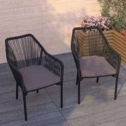 Merrick Lane Outdoor Furniture Sets 2 Piece All-Weather Woven Patio Chairs With Cushions 26 Merrick Lane Outdoor Furniture Sets 2 Piece All-Weather Woven Patio Chairs With Cushions -VIDAXL Sale Store GUEST 4fef5b1e b47a 4cbb a120 b03b9d08082e
