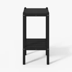 WestinTrends Malibu 36" All Weather HDPE Outdoor Patio Two Shelf Side Table -VIDAXL Sale Store GUEST 50eef71f 6819 4b7d a3cf a5c68b22892b