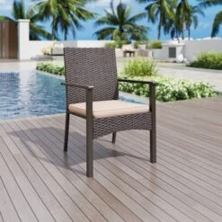 Captiva Designs 9pc Acacia Wood Patio Furniture Set With Expandable Dining Table & Arm Chairs -VIDAXL Sale Store GUEST 5115cd07 39bd 40a5 b58f ca8d392f7fca