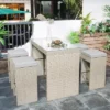 5-piece Patio Rattan Bar Dining Table Set With 4 Stools-ModernLuxe -VIDAXL Sale Store GUEST 525a4376 6cdc 44fe b61a a769a0a171ff