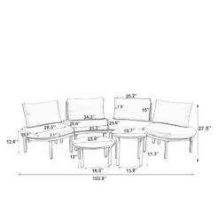 YOOCOZZ PE Wicker Rattan 6-Piece Patio Sectional Sofa With 2 High-Low Coffee Tables Having Tempered Glass 19 YOOCOZZ PE Wicker Rattan 6-Piece Patio Sectional Sofa With 2 High-Low Coffee Tables Having Tempered Glass -VIDAXL Sale Store GUEST 53632e97 1d9c 44d9 bf15 833d61c81ba3