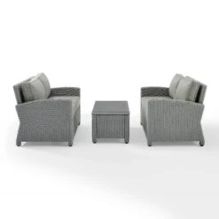 Bradenton 3pc Outdoor Wicker Seating Set - Crosley -VIDAXL Sale Store GUEST 53be16c2 d935 4e62 9741 786f4e5a6498