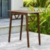 Midcentury Modern Eucalyptus Wood Rectangle Patio Bar Table - Vifah -VIDAXL Sale Store GUEST 576a60e3 b7bc 4d36 a429 daedcdc15c70