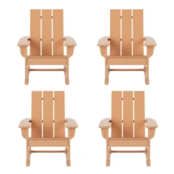 WestinTrends Modern Adirondack Outdoor Rocking Chair (Set Of 4) -VIDAXL Sale Store GUEST 577b1af8 cfe6 4632 b31a 4144008ae51a