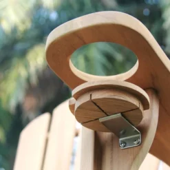 Sherwood Oversized Adirondack Chair With Cup Holder - Teak - Cambridge Casual -VIDAXL Sale Store GUEST 57a866d6 6a2f 480a bf7d 58343e0ba359