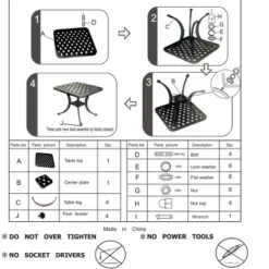 NicBex Modern 21" Square Outdoor Side End Table With Storage,Patio Aluminum Outdoor Patio Coffee Table For Garden,Poolside -VIDAXL Sale Store GUEST 588068ff a2e0 407b 8f4b 70260a7cd019