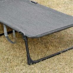 Outsunny Outdoor Folding Chaise Lounge Chair, Mesh Fabric Pool Chair With Adjustable Backrest, Pillow And Cup Holder For Poolside, Deck, Gray -VIDAXL Sale Store GUEST 5929bae2 40e3 44f9 8e85 fa1c356c2ec4