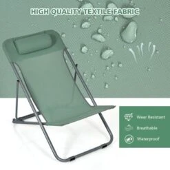 Tangkula 2 PCS Beach Chair Lounger Reclining Folding Chair W/3-Position Adjustable Backrest Blue/Orange/Green -VIDAXL Sale Store GUEST 59778537 9a9c 4980 9525 fa6718bdcdb5