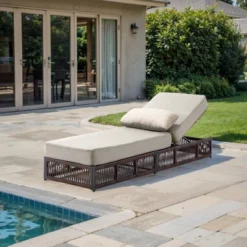 Buenhomino Outdoor Chaise Lounge Chairs With 5-inch Cushions, 5 Level Adjustable Backrest Recliner For Poolside Lounging Or Patio Retreat -VIDAXL Sale Store GUEST 5979efd4 2954 4362 8e62 b2733929dcb3