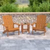 Flash Furniture 2 Pack Charlestown All-Weather Poly Resin Wood Adirondack Chairs With Side Table 27 Flash Furniture 2 Pack Charlestown All-Weather Poly Resin Wood Adirondack Chairs With Side Table -VIDAXL Sale Store GUEST 598ab53e 83c3 44cc b956 ea0bfba7dbde