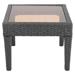 Antibes Wicker Patio Accent Table - Christopher Knight -VIDAXL Sale Store GUEST 5a74ef23 55f5 4ce7 affb b6b4301dff64