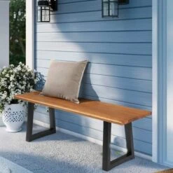 Karl Home | Patio Poplar Wooden Bench -VIDAXL Sale Store GUEST 5d2b147f 07b6 409e 854c c0d33baf4257