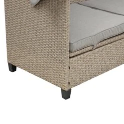 4pc Outdoor Adjustable Wicker Sectional Set With Canopy & Table - GODEER -VIDAXL Sale Store GUEST 5d3675e4 14fc 4c1f 9f8e 1067ccc75be9