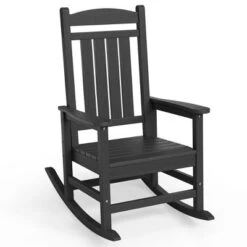 Hyleory HDPE Patio Rocking Adirondack Chair, Extra Wide Outdoor Chair For All Seasons -VIDAXL Sale Store GUEST 5dff48c3 9d01 40f8 9c20 443736a7d132