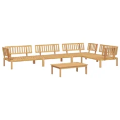 VidaXL - 5 Piece Patio Pallet Sofa Set - Solid Acacia Wood Garden Outdoor Furniture - Modular Design - 1 Table 4 Sofas -VIDAXL Sale Store GUEST 5e0cd77a 47e6 4f1a 8cdc 546e5fd20a2d
