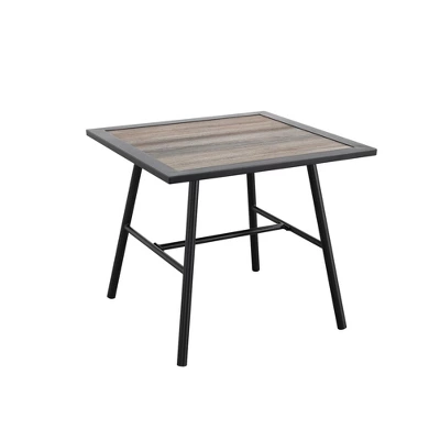 Outdoor Square Table Steel - Patio Festival 2 Outdoor Square Table Steel - Patio Festival - Image 2