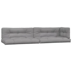 VidaXL Pallet Sofa Set Grey Solid Acacia Wood, Fabric (100% Polyester) 14 VidaXL Pallet Sofa Set Grey Solid Acacia Wood, Fabric (100% Polyester) -VIDAXL Sale Store GUEST 5fb9116c ad91 4c08 b05c 635ed8fd51de
