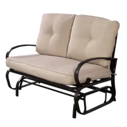 Tangkula Patio Loveseat Bench Steel Frame Furniture Rocking Bench With Cushions Outdoor 16 Tangkula Patio Loveseat Bench Steel Frame Furniture Rocking Bench With Cushions Outdoor -VIDAXL Sale Store GUEST 60b561c9 d6f4 4f34 8ef5 04027956879e
