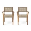 2pc Outdoor Dining Chairs, Solid Acacia Wood Frame With Wicker Backrest, Weather-Resistant Patio Seating For Garden Or Deck - Coolbibila 2 2pc Outdoor Dining Chairs, Solid Acacia Wood Frame With Wicker Backrest, Weather-Resistant Patio Seating For Garden Or Deck - Coolbibila -VIDAXL Sale Store GUEST 6227b2a1 6b03 4881 8c9f 8898ea54a1ef