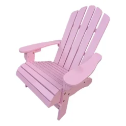 INFURNIC Patio Accent Chairs, Folding Adirondack Chairs With Wide Armrests And High Back Support For Garden Backyard Patio, Pink, 14.76"*17.4"*23.62" -VIDAXL Sale Store GUEST 63005265 9a1b 4e00 88fb 89ec312272bb