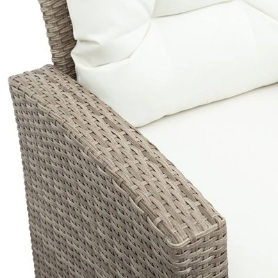 Eden 6 Piece Outdoor Conversation Set All Weather Wicker Sectional Sofa With Ottoman And Cushions Patio Furniture Set-Maison Boucle 10 Eden 6 Piece Outdoor Conversation Set All Weather Wicker Sectional Sofa With Ottoman And Cushions Patio Furniture Set-Maison Boucle - Image 10