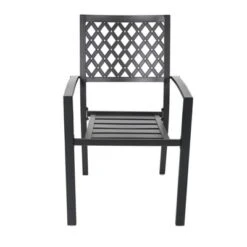 7PC Metal Patio Dining Set With Rectangular Expandable Table & 6 Chairs - Captiva Designs -VIDAXL Sale Store GUEST 65b9cb1d 3ef6 4cb1 b31a 7ea2769f2ee2