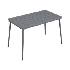 Novogratz April Steel Rectangular Indoor/Outdoor Dining Table -VIDAXL Sale Store GUEST 671b309f cbb5 4c26 8765 bfb0ead31eda
