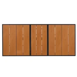 7 PCS Outdoor Dining Set With 6 Chairs, Extendable Table (62.9" To 82.6"), Adjustable For Personalized Arrangements, Black/Camel - ModernLuxe -VIDAXL Sale Store GUEST 694d1690 bc2d 4886 aea9 d3787e869508