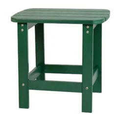 Emma And Oliver Indoor/Outdoor Polyresin Adirondack Side Table For Porch, Patio, Or Sunroom -VIDAXL Sale Store GUEST 696df80e 9936 4d2f a9de a7ccf1e86eb1 1