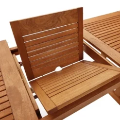 LuxenHome Carmel Solid Wood Extendable Outdoor Dining Table Brown 19 LuxenHome Carmel Solid Wood Extendable Outdoor Dining Table Brown -VIDAXL Sale Store GUEST 6b0a151d f473 417a 8861 463752ee3c82