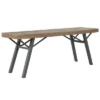 VidaXL Patio Bench 47.2" Solid Acacia Wood