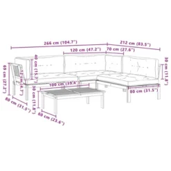 VidaXL Pallet Sofa Set Grey Solid Acacia Wood, Fabric (100% Polyester) 22 VidaXL Pallet Sofa Set Grey Solid Acacia Wood, Fabric (100% Polyester) -VIDAXL Sale Store GUEST 6ca06b19 f988 4b7b ac9f 67b2a49b34a7