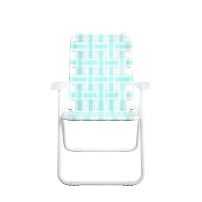 Priscilla Outdoor Folding Chair - Aqua - Novogratz 5 Priscilla Outdoor Folding Chair - Aqua - Novogratz - Image 5