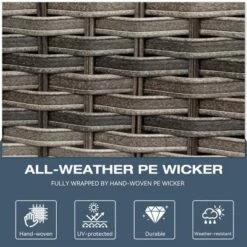 UPTIOT Rectangular Wicker Outdoor Coffee Table Brown -VIDAXL Sale Store GUEST 6df7ea9f e271 4ba4 b453 fe6558e978dd