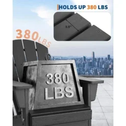 GustoWave Folding Adirondack Chair, HDPE All-Weather Adirondack Chair, Foldable Chair, Weatherproof Adirondack Chairs For Outside -VIDAXL Sale Store GUEST 6f497c32 d8b5 4c6a 9f7a 90b277878e2d