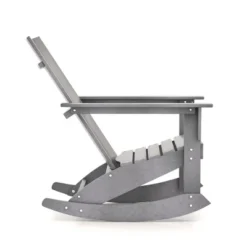 Costway Patio Adirondack Rocking Chair All Weather HDPE Porch Rocker 330lbs Grey Outdoor -VIDAXL Sale Store GUEST 6fe2aa37 180a 4401 acd2 03ce23bc2e4b