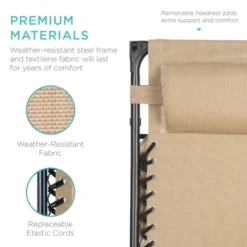 Best Choice Products Folding Zero Gravity Recliner Patio Lounge Chair W/ Canopy Shade, Headrest, Tray -VIDAXL Sale Store GUEST 709ff4d3 ac30 4f4e b258 1f342c21b19c