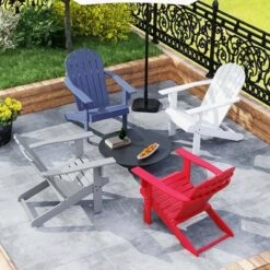 Costway Patio Adirondack Chair With Inclined Seat High Backrest & Wide Armrests White/Blue/Gray/Red 14 Costway Patio Adirondack Chair With Inclined Seat High Backrest & Wide Armrests White/Blue/Gray/Red -VIDAXL Sale Store GUEST 71247112 16f0 40e9 899a 3afd436c4230